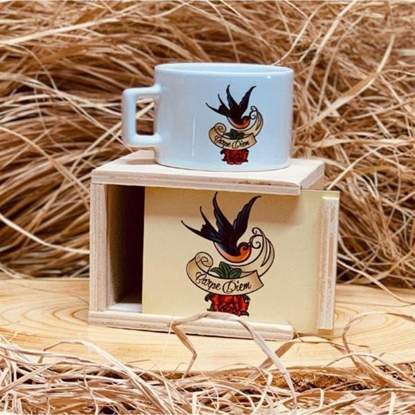 Mobgift Carpe Diem Tasarımlı Kutulu Kupa - Image 1