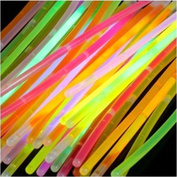 Mobgift Glow Stick Fosforlu Kırılan Işık Çubuğu 100'Lü Hediyelik - Image 1