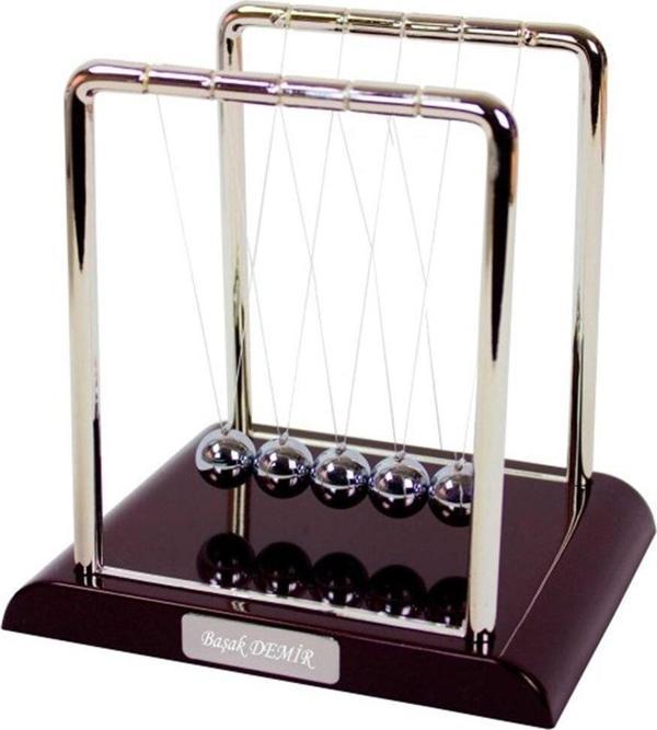 Mobgift Isme Özel Büyük Boy Newton Denge Topları - Image 1