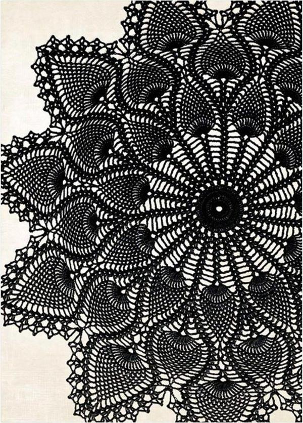 Ekart Dantel Desenli Art Mdf Poster 35 cm x 50 cm - Image 1