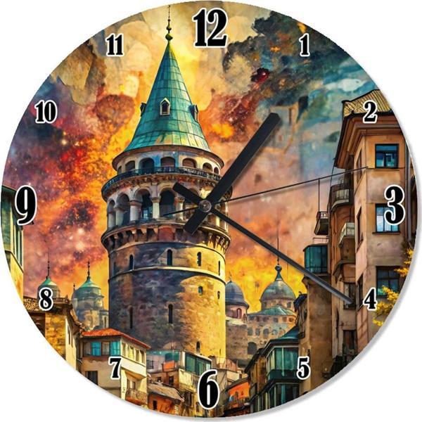 Ekart Galata Kulesi Tasarım Duvar Saati - Image 1