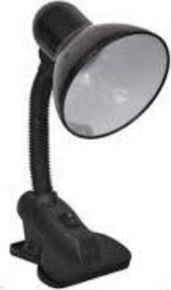 Mobgift Mandallı Spiralli Retro Çalışma Öğrenci Masa Lambası Siyah - Image 1
