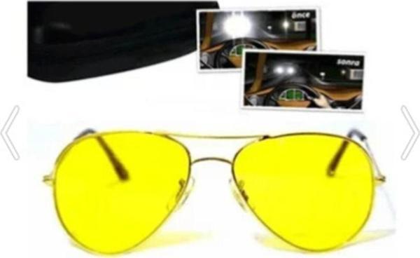 Mobgift Metal Çerçeveli Anti Far Gece Görüş Gözlüğü - Damla - Image 1
