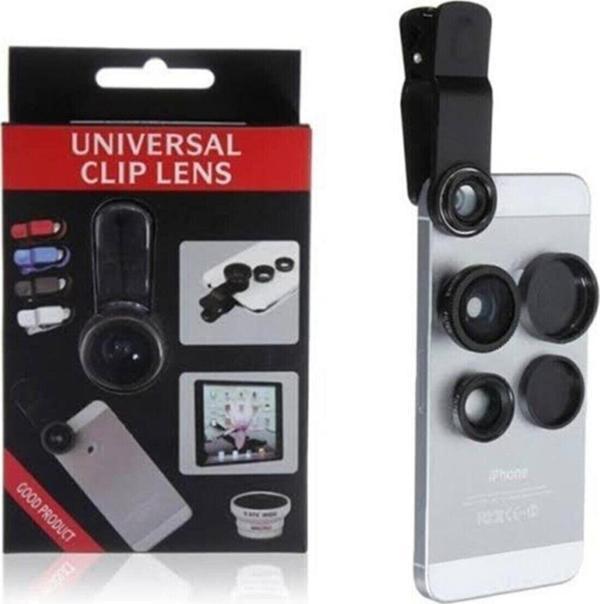 Mobgift Universal Clip Selfie Lens Good Product Fotoğraf Çekim Lensi Uyumlu - Image 1
