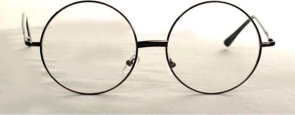 Mobgift Yuvarlak Harry Potter Gözlük - Siyah Çerçeve - Image 1