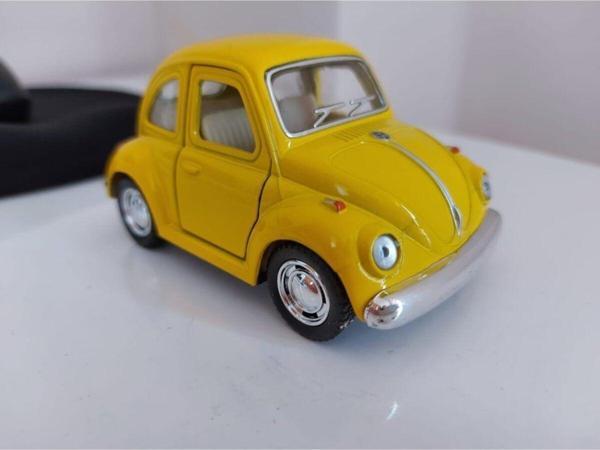 Mobgift Vosvos Çek Bırak Metal Aksamlı Oyuncak Araba Sarı - Image 1