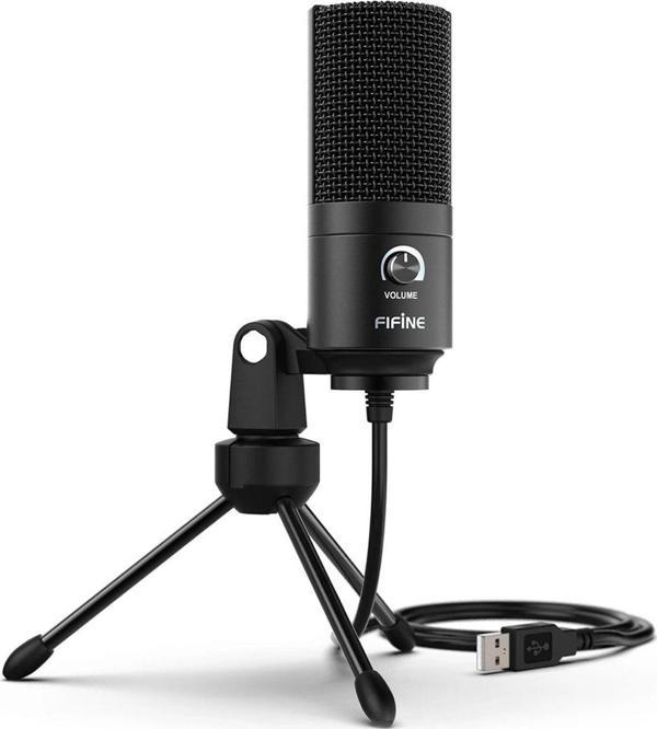 Fifine K669B Usb Mikrofon - Stüdyo - Youtuber - Yayıncı - Podcast - Oyuncu - Bilgisayar Mikrofonu - Image 1