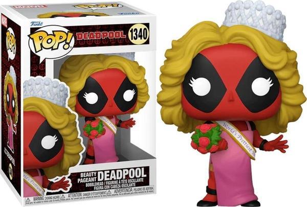 Funko Pop Marvel: Deadpool - Beauty Pageant Deadpool No:1340 Bobble-Head - Image 1