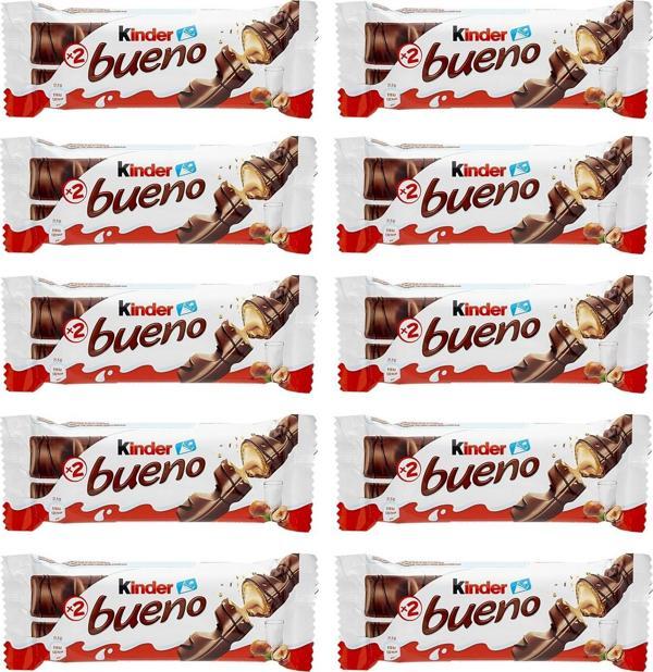 Kinder Bueno 43 gr X 10 Adet - Image 1