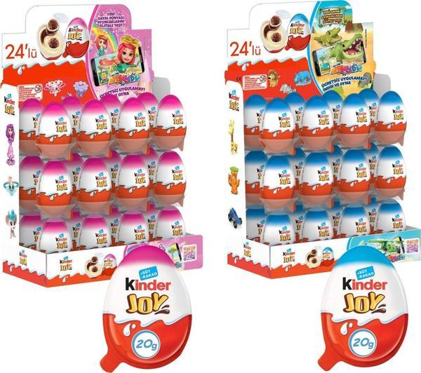 Kinder Joy Süpriz Yumurta Erkekler ve Kızlar İçin 2 x 24 lü Set - Image 1