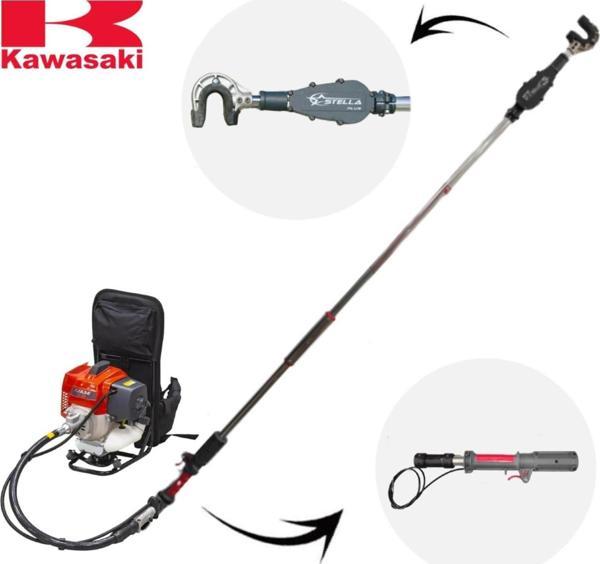 Kawasaki TJ53 Motorlu SP-900 Zeytin Hasat Makinesı - Image 1