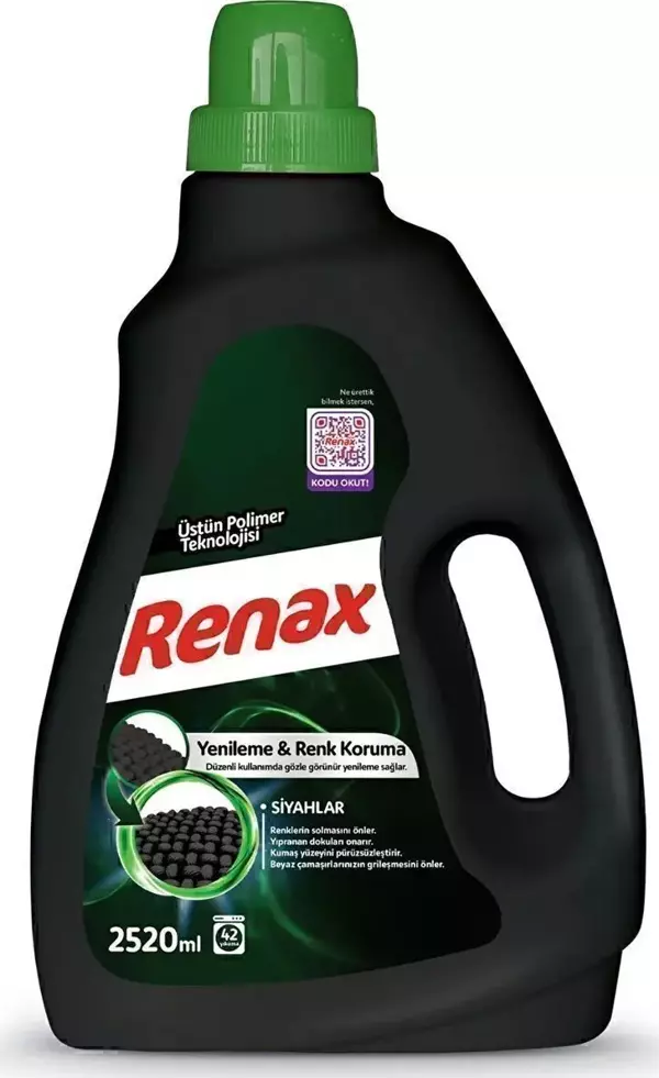 RENAX Sıvı Çamaşır Deterjanı Siyahlar 2520 ml - Image 1