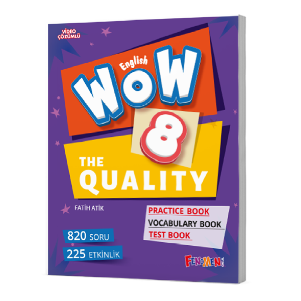 FENOMEN WOW 8 ENGLISH THE QUALITY  2024 - 2025 - Fenomen Yayıncılık - Image 1