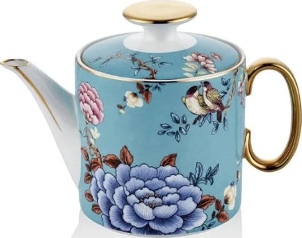 Joy Carmen Floral Blue Demlik - Image 1