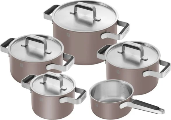 Zwilling Pure Tencere & Tava Seti - Paslanmaz Çelik 5 Parça 1028858 - Image 1