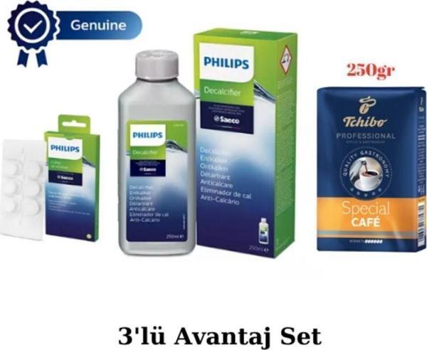 Philips Ca6700 Espresso Makinesi Kireç Temizleme Solüsyon - Ca6704 Yağ Çözücü Tablet - 250gr Öğütülm - Image 1