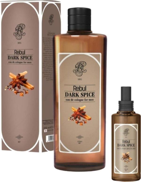 Rebul Dark Spice Kolonya 250 ml 8691226606156 Dark Spice Kolonya 100 ml 8691226606170 - Image 1