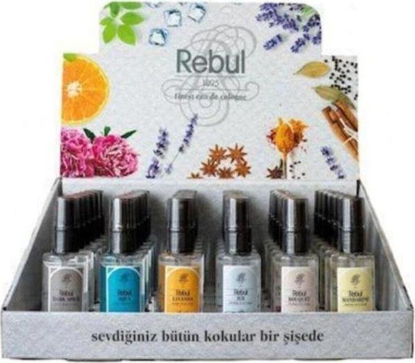 Rebul Edc Pet Şişeli Spray Kolonya Set 6x50 ml  - Image 1