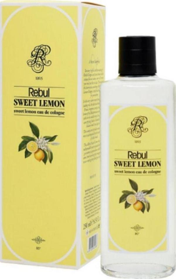 Rebul Sweet Lemon Edc 250 ML Unisex Cam Şişeli Kolonya Tatlı Limon - Image 1