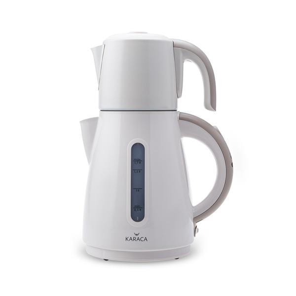 Karaca Daystar Çelik Demlikli 2 in 1 Çay Makinesi Latte - Image 1