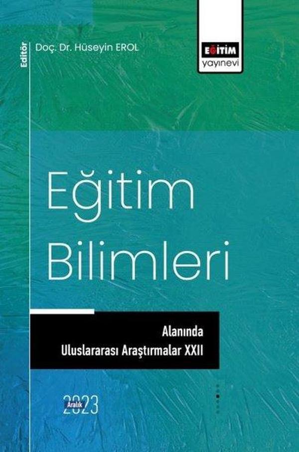 Eğitim Bilimleri Alanında Uluslararası Araştırmalar 22 - Eğitim Yayınevi - Image 1