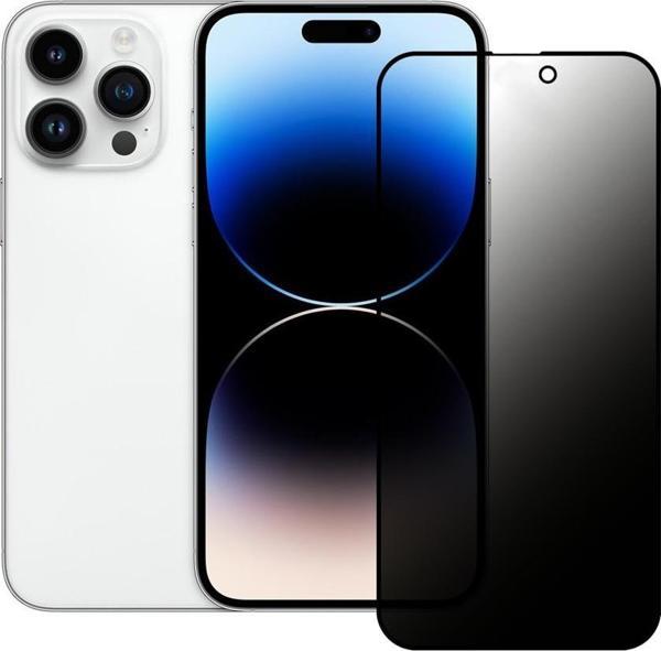 Yesido iPhone 14 Pro Premium 5D Privacy Hayalet Cam Ekran Koruyucu - Image 1