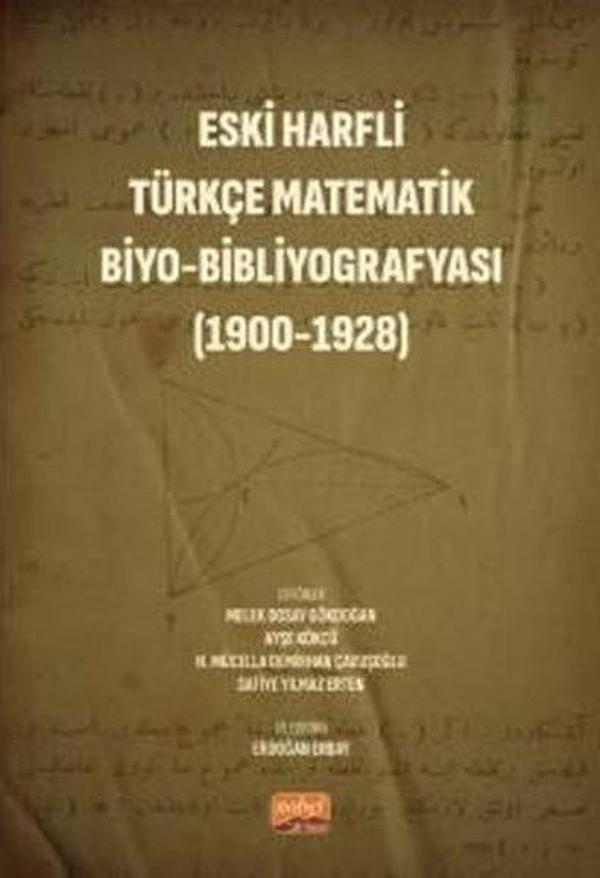 Eski Harfli Türkçe Matematik Biyo - Bibliyografyası (1900 - 1928) - Nobel Bilimsel Eserler - Image 1