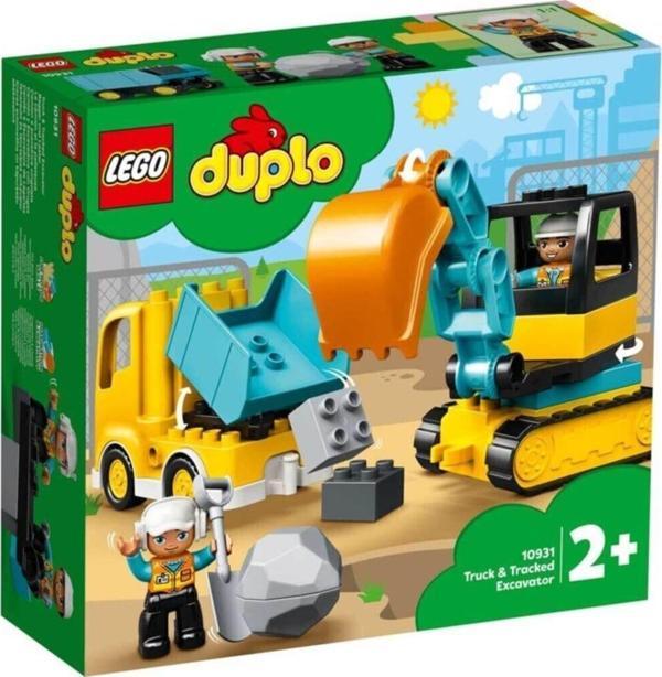 LEGO Duplo Town Kamyon ve Paletli Kazıcı 10931 - Image 1