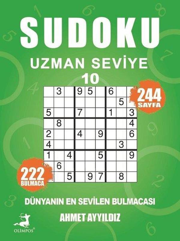 Sudoku Uzman Seviye 10 - Olimpos Yayınları - Image 1