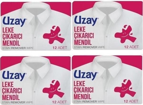 Uzay Leke Çıkartıcı Mendil 12'li 4 Adet - Image 1