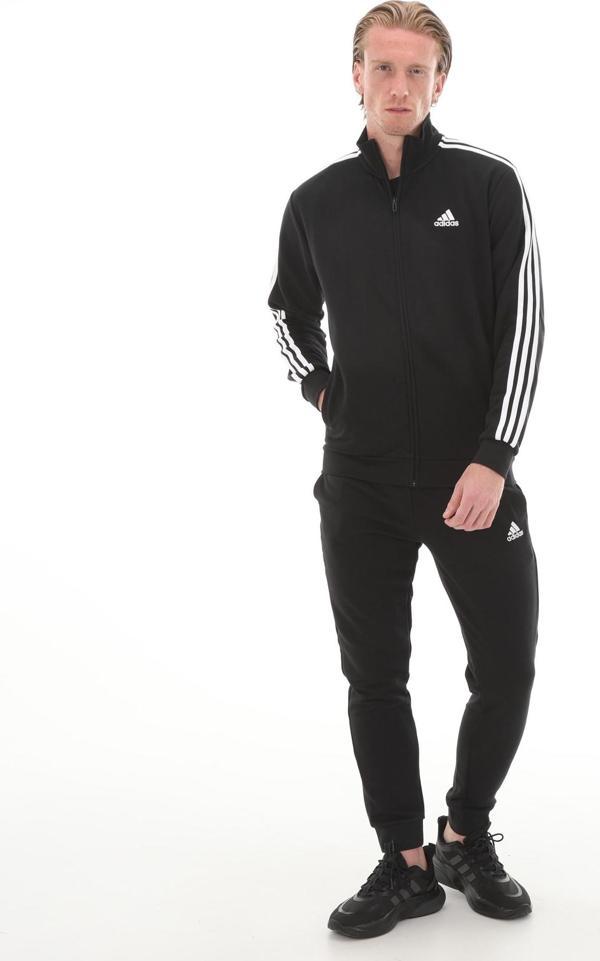 IC6766-E adidas M 3S Ft Tt Ts Erkek Eşofman Takımı Siyah - Image 1