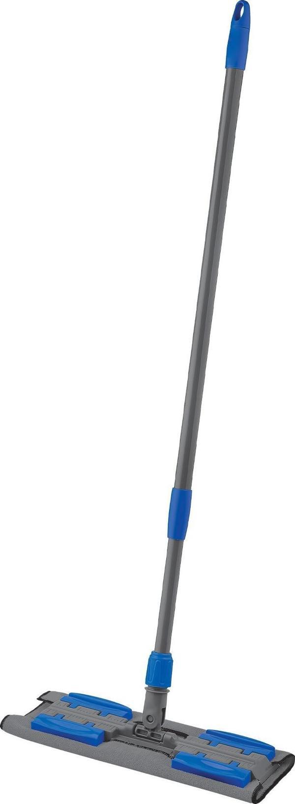 Teleskopik Saplı Mandallı Mop 140 CM Mikrofiber Bezli  - Image 1
