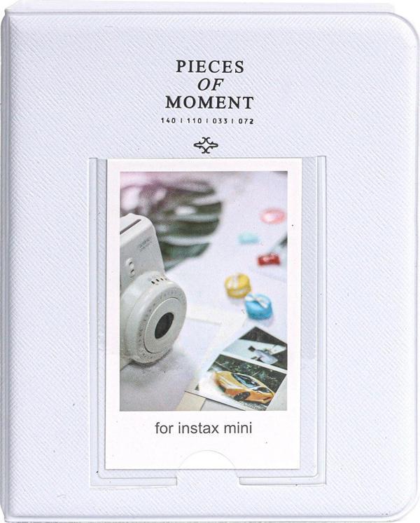 Instax Mini Film Uyumlu 64'lü Beyaz PVC Albüm - Image 1