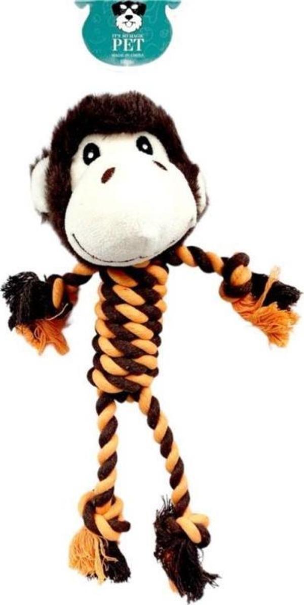Nanbell W555 Kedi ve Köpek Peluş Oyuncak Turuncu 30-20cm - Image 1