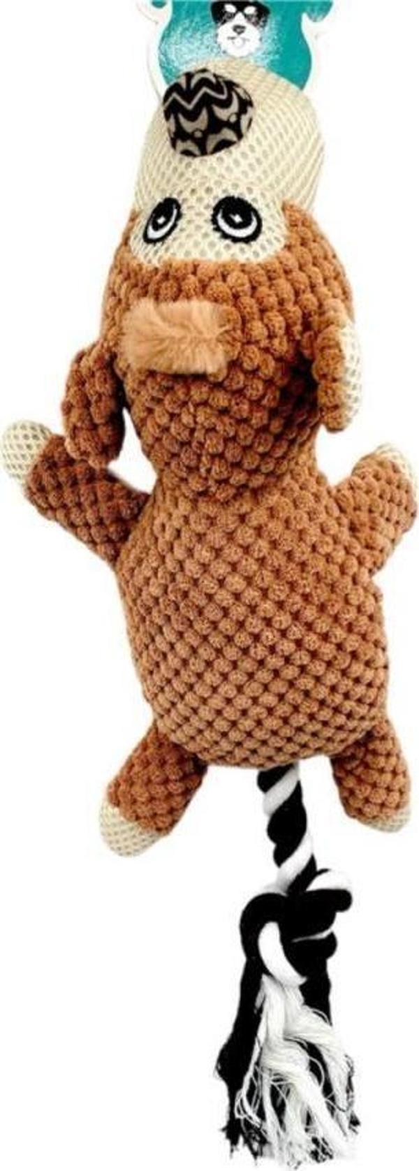 Nanbell W558 Kedi ve Köpek Peluş Oyuncak Kahve - Image 1