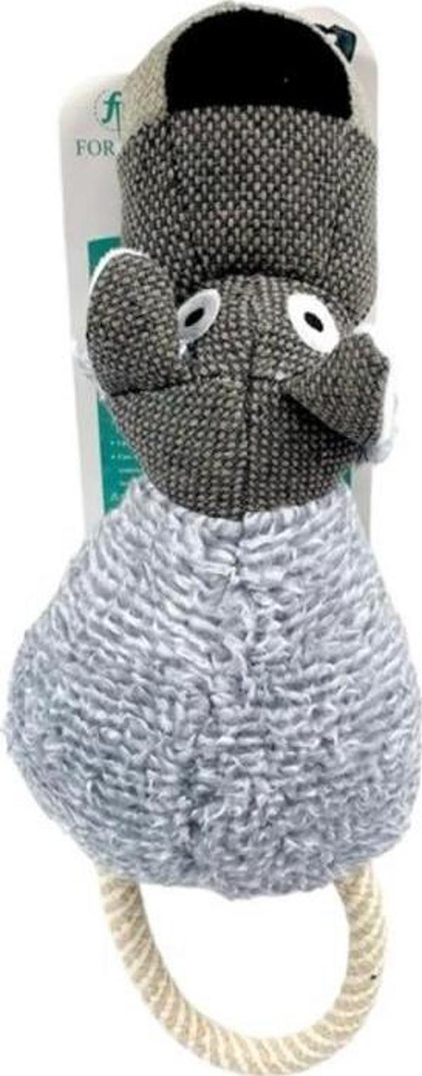 Nanbell W560 Kedi ve Köpek Peluş Oyuncak 35-16cm Gri - Image 1