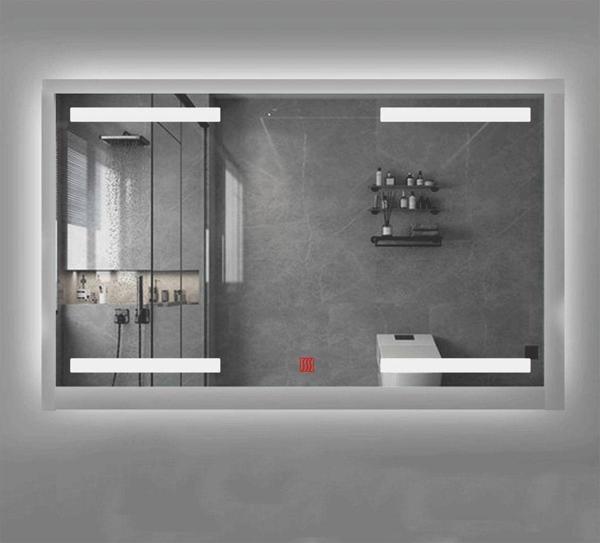 (h)80x100cm Buğu Çözücülü Kumlamalı Banyo Aynası - Image 1