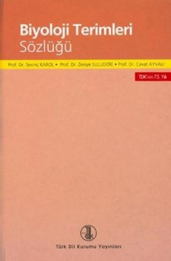 Biyoloji Terimleri Sözlüğü - Türk Dil Kurumu Yayınları - Image 1
