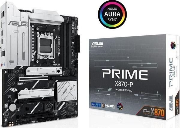 ASUS PRIME X870-P AMD X870 SOKET AM5 DDR5 8000+(OC - Image 1