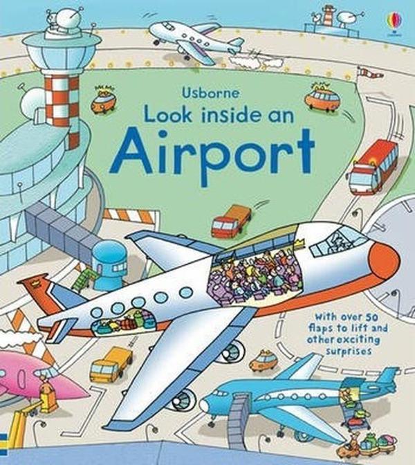 Look Inside an Airport (Usborne Look Inside) (Look Inside Board Books)  - Usborne - Image 1