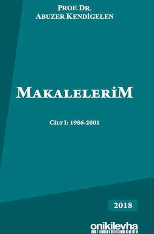 Makalelerim Cilt 1:1986-2001 - On İki Levha Yayıncılık - Image 1