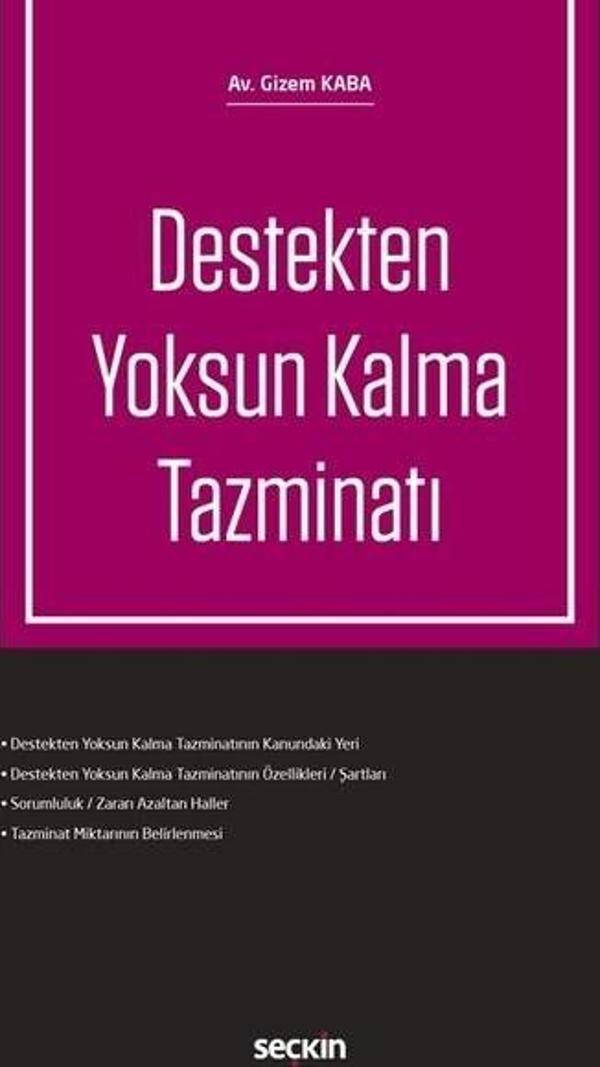 Destekten Yoksun Kalma Tazminatı - Seçkin Yayıncılık - Image 1