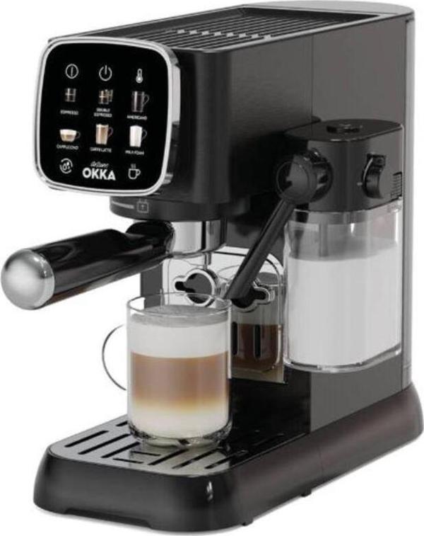 Arzum Okka Solo M OK0032-05 Krom Yarı Otomatik Espresso Makinesi - Image 1