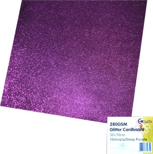 Bafix Simli Karton 50 x 70 CM Mor Simli Karton (10 Lu Paket) - Image 1