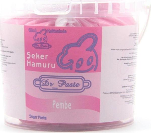 Dr. Paste  Pembe Şeker Hamuru 500 Gr - Image 1