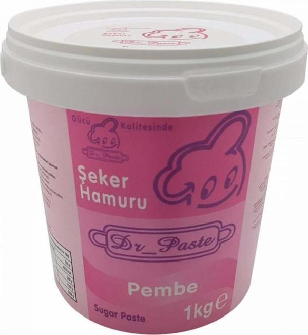 Dr. Paste  Şeker Hamuru Pembe 1 Kg - Image 1