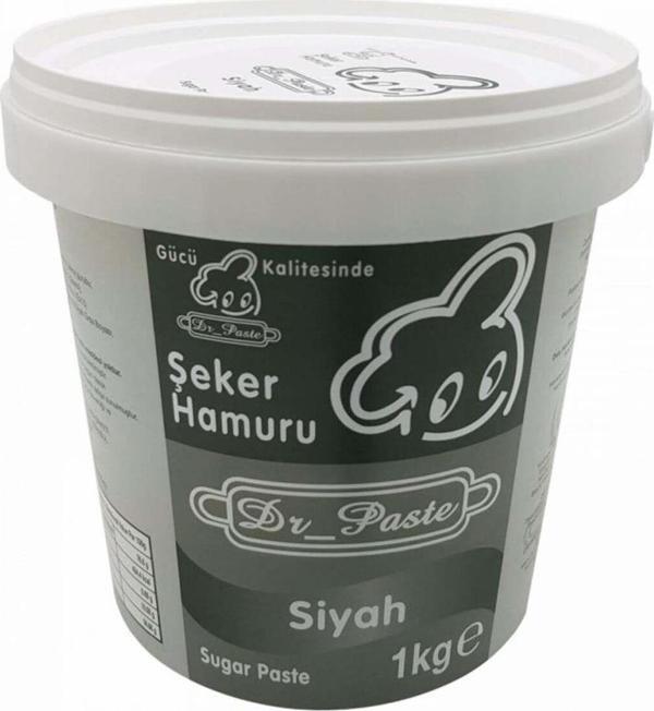Dr. Paste  Şeker Hamuru Siyah 1 Kg - Image 1