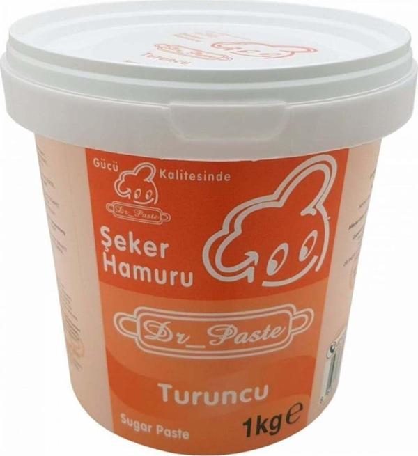 Dr. Paste  Şeker Hamuru Turuncu 1 Kg - Image 1
