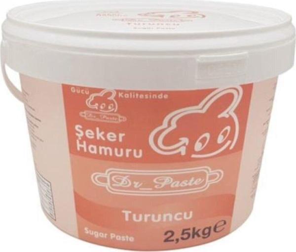 Dr. Paste  Turuncu Şeker Hamuru 2.5 Kg - Image 1