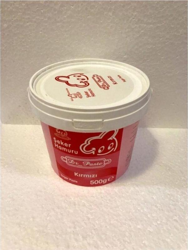 Dr. Paste Kırmızı Şeker Hamuru 500 Gr - Image 1
